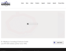 Tablet Screenshot of muehlhaus.com